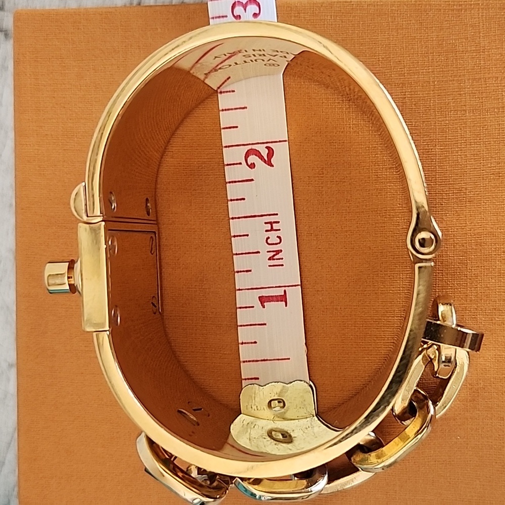 Louis Vuitton Gold Cuff  Bracelet - Picture 8 of 8